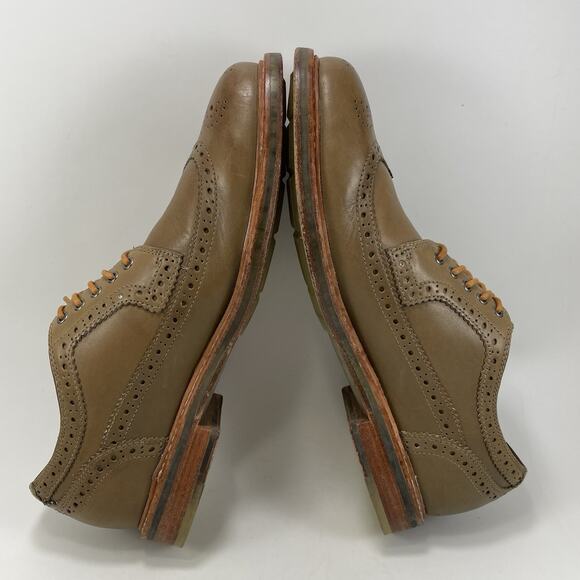 Cole Haan Cooper Wingtip Oxford Lace Up Dress Shoes Mens Size 9 Brown Tan main image 5